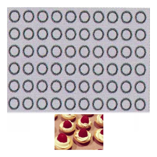 TOILE DE CUISSON MAE INNOVATION 60 TARTELETTES - GAMME FIBERMAE