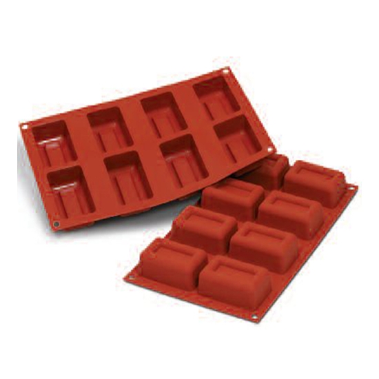 MOULE SILIKOMART SAVARINS RECTANGULAIRES