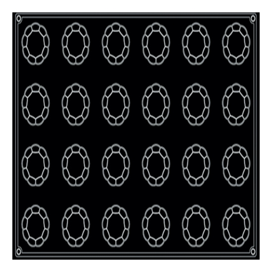MOULE PAVONI 24 CHARLOTTES - GAMME PAVOFLEX