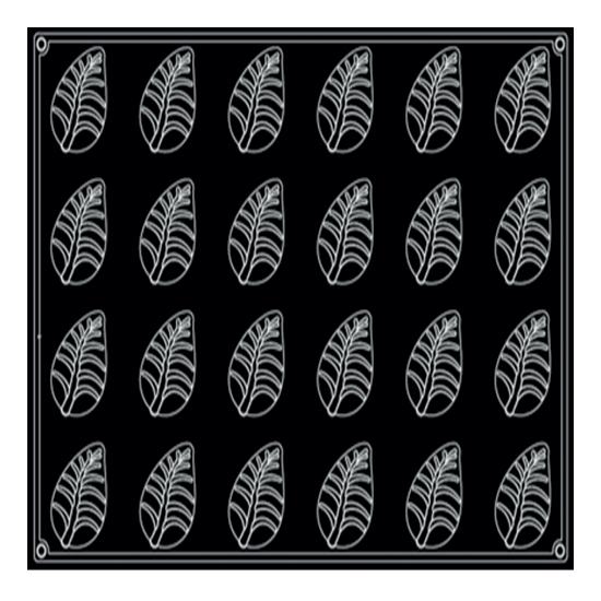 MOULE PAVONI 24 FEUILLES - GAMME PAVOFLEX