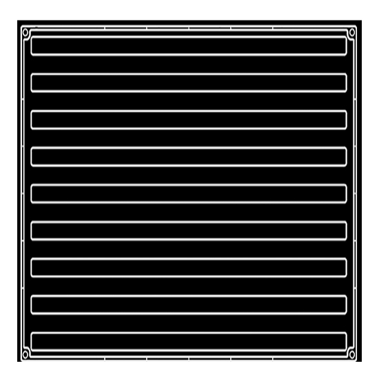 MOULE PAVONI INSERT  9 BUCHETTES - GAMME PAVOFLEX