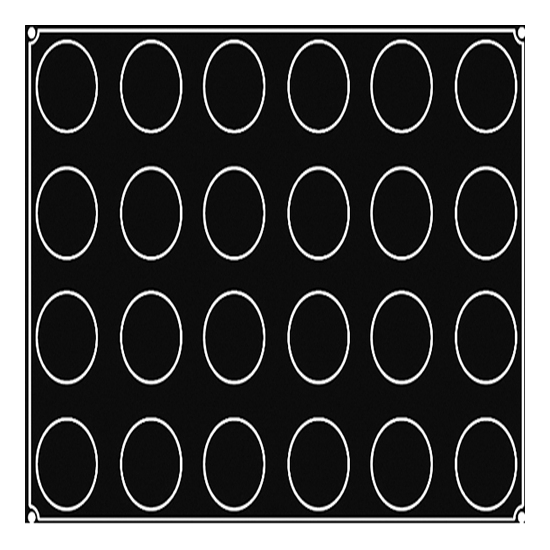 MOULE PAVONI 24 DEMI SPHERES - GAMME PAVOFLEX