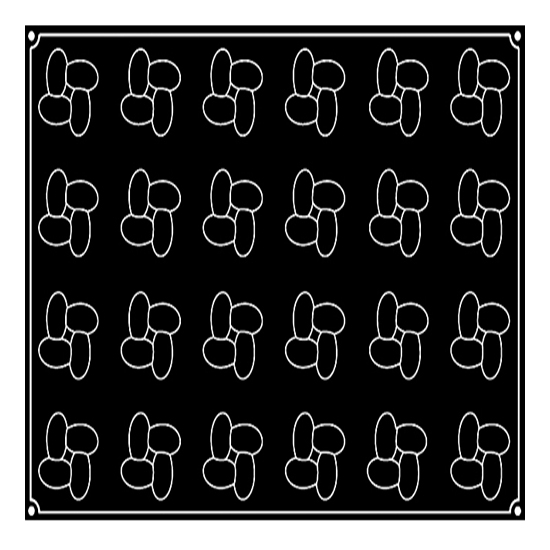 MOULE PAVONI 24 HELICES - GAMME PAVOFLEX