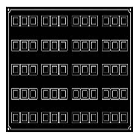 MOULE PAVONI 20 TRICUBES - GAMME PAVOFLEX