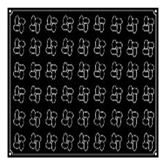 MOULE PAVONI 54 MINI HELICES - GAMME PAVOFLEX