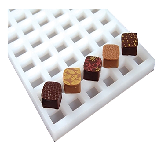 MOULE PAVONI EMPREINTES CARREES - GAMME CHOCOFLEX
