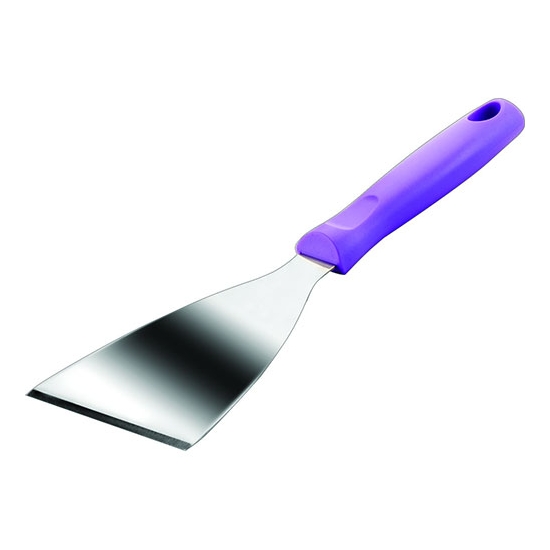 SPATULE TRIANGULAIRE INOX - Manche violet