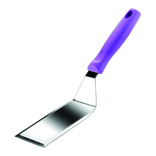 SPATULE RECTANGULAIRE  INOX - Manche violet