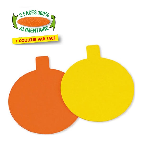 ROND LANGUETTE  ORANGE/JAUNE