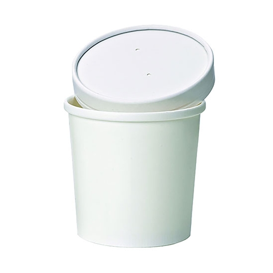 GOBELET CARTON A SOUPE AVEC COUVERCLE