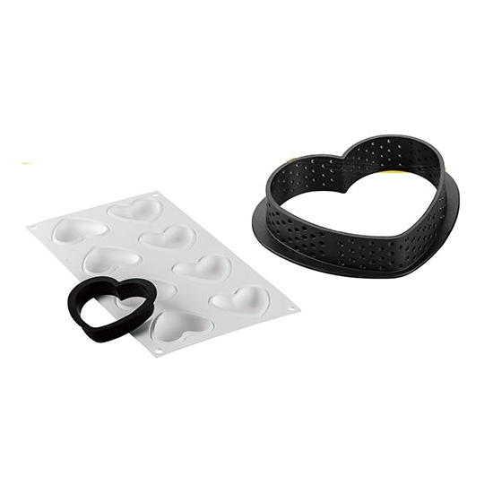 KIT SILIKOMART 8 TARTELETTES COEUR