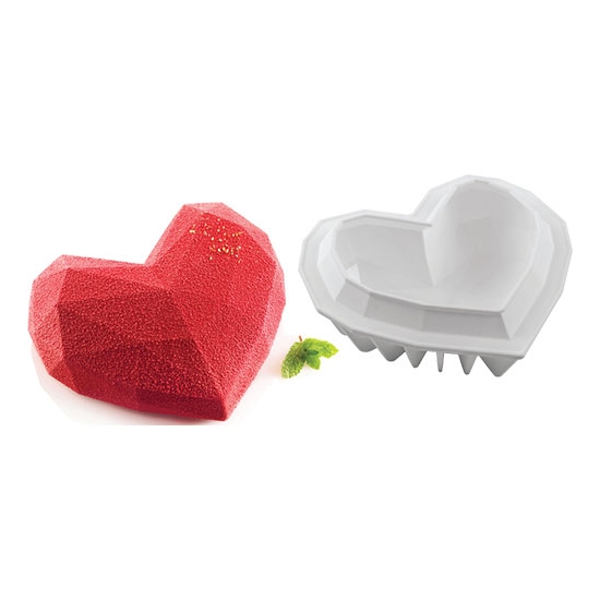 MOULE COEUR ORIGAMI SILIKOMART