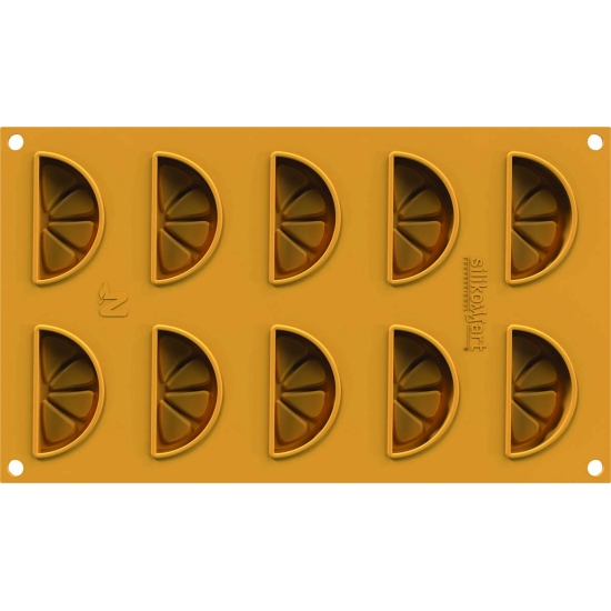 MOULE SILIKOMART 10 TRANCHES DE CITRON - GAMME NATURAE