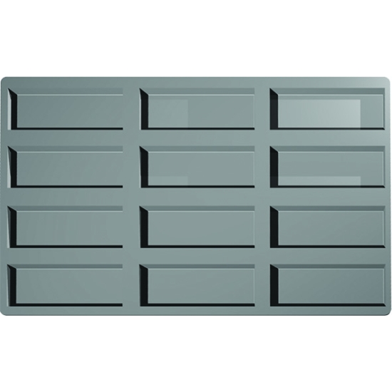MOULE MAE INNOVATION 12 GENOISES ET INSERTS RECTANGLES - GAMME SILMAE