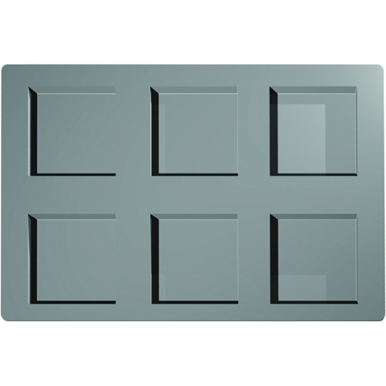 MOULE MAE INNOVATION 6 GENOISES ET INSERTS CARRES - GAMME SILMAE