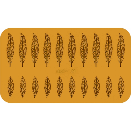 MOULE SILIKOMART 20 PLUMES - GAMME NATURAE