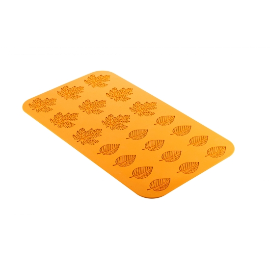 MOULE SILIKOMART 21 FEUILLES ''BOIS'' - GAMME NATURAE