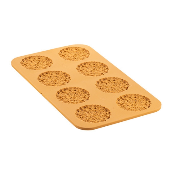 MOULE SILIKOMART 8 RONDS PETITES HERBES - GAMME  NATURAE