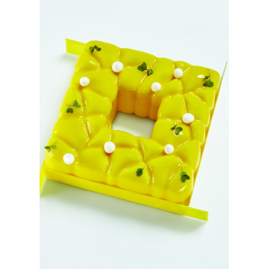 MOULE PAVONI "SQUARE" 150X150X55 MM - 1000 ML - GAMME PAVOCAKE