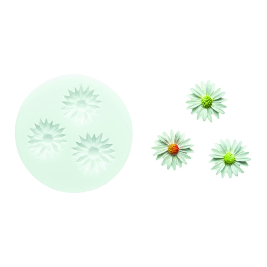 MOULE SILIKOMART MARGUERITE - DIM MAX 24X24 MM - GAMME SUGARFLEX