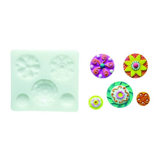 MOULE SILIKOMART FANTAISIE - DIM MAX 35X35 MM - GAMME SUGARFLEX
