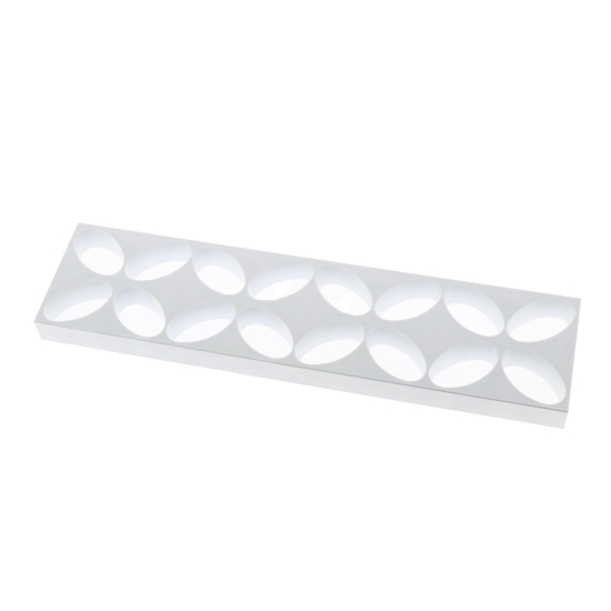 MOULE PLASTIQUE RAPIDE MINI GATEAUX OVALES 50X30MM