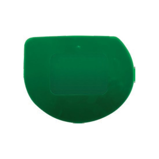 RACLETTE SOUPLE POLYETHYLENE VERTE