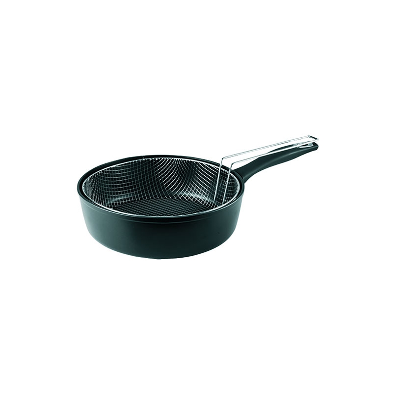 IBILI - Friteuse avec panier Induktion, 24 cm, Acier inoxydable