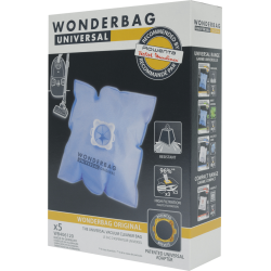 Lots de 5 sacs universels pour aspirateurs  - Wonderbag