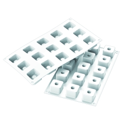 MOULE SILIKOMART PROFESSIONNEL 15 SUSHIS MAKIS - GAMME SILICON FLEX