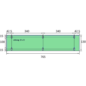 JOINT DE VITRE POUR FOUR POLIN 765X130