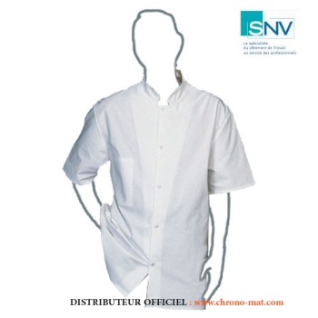 VESTE A MANCHES COURTES